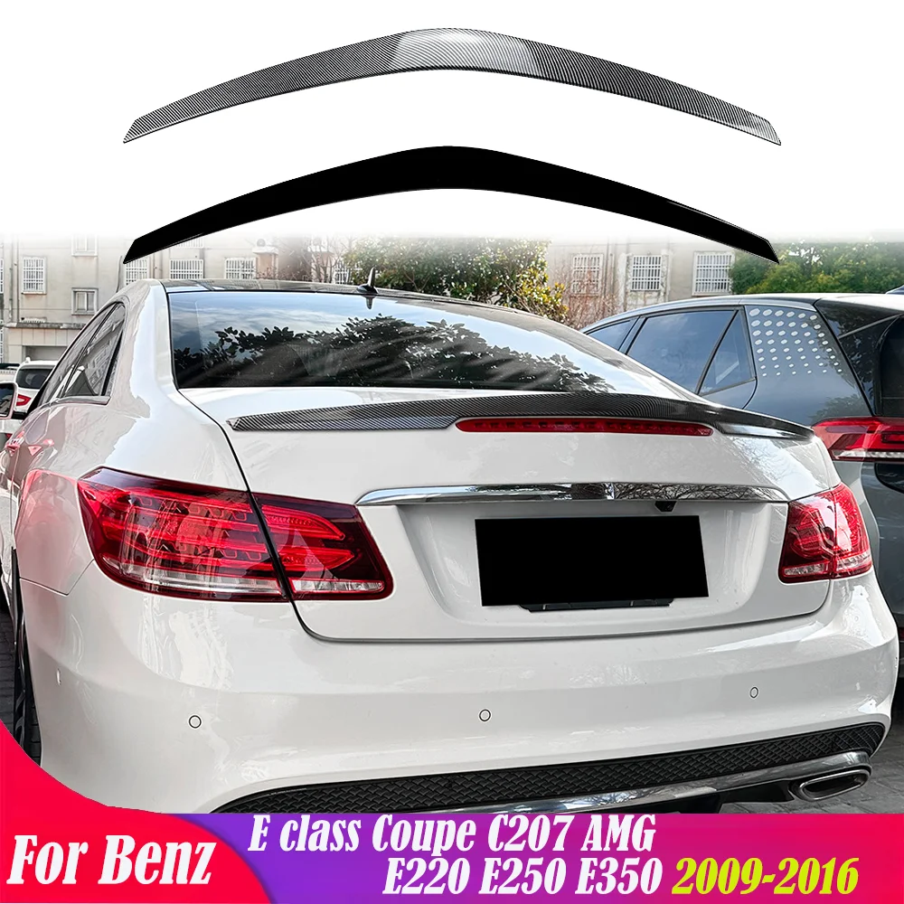 

Car Rear Trunk Spoiler Wing For Mercedes Benz E class Coupe C207 AMG E220 E250 E350 2009-2016 Tail Wing Splitter Body Tuning Kit