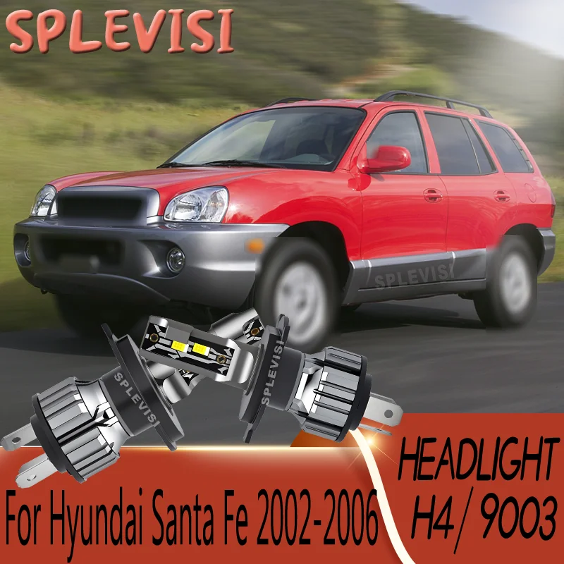 

Plug and Play Design Waterproof Design Reliable Night Visibility LED Headlight For Hyundai Santa Fe 2002 2003 2004 2005 2006