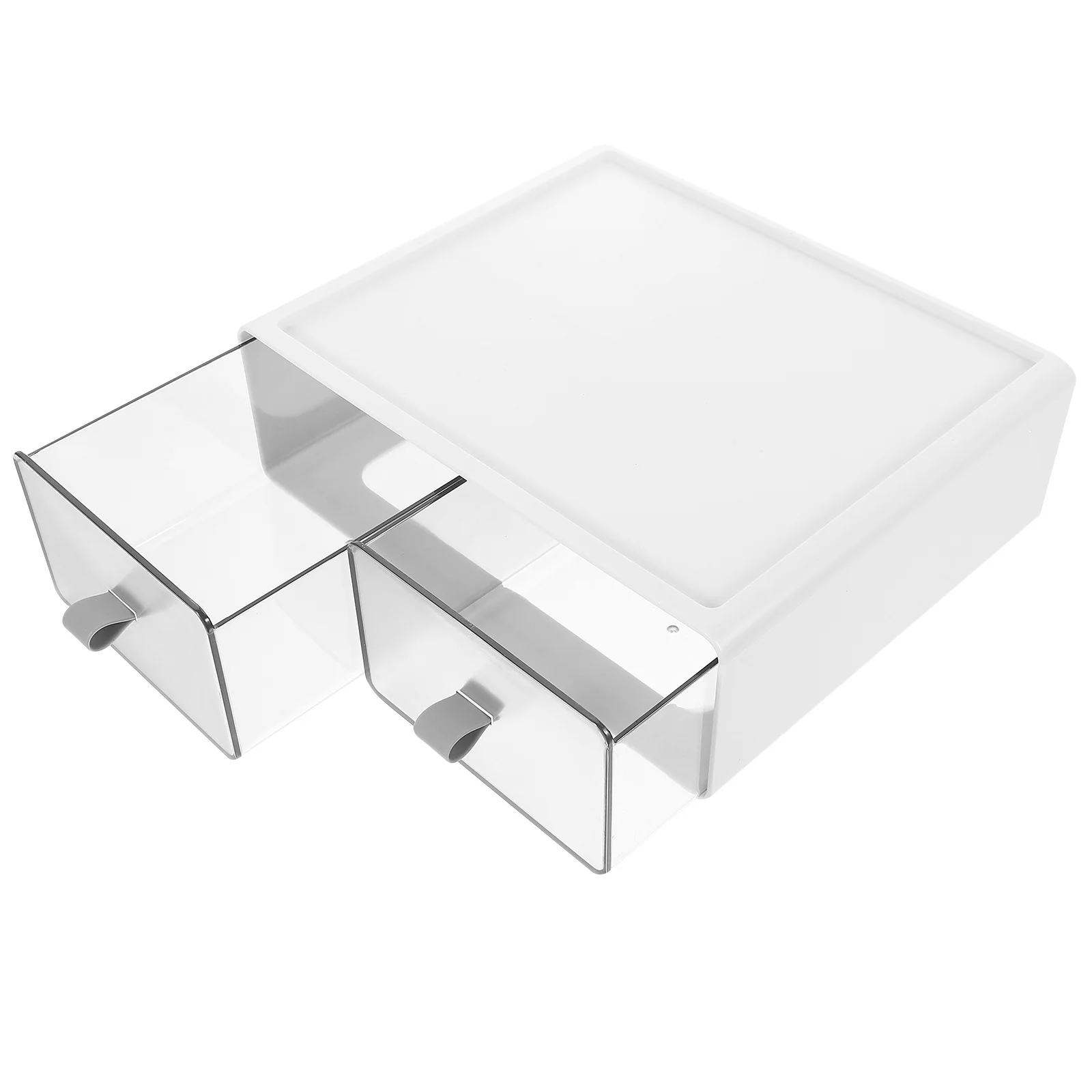 

Desktop Storage Box Premium Plastic Large Capacity Drawer Style Sundries Holder Jewelry Organizer Case Suitable for Office