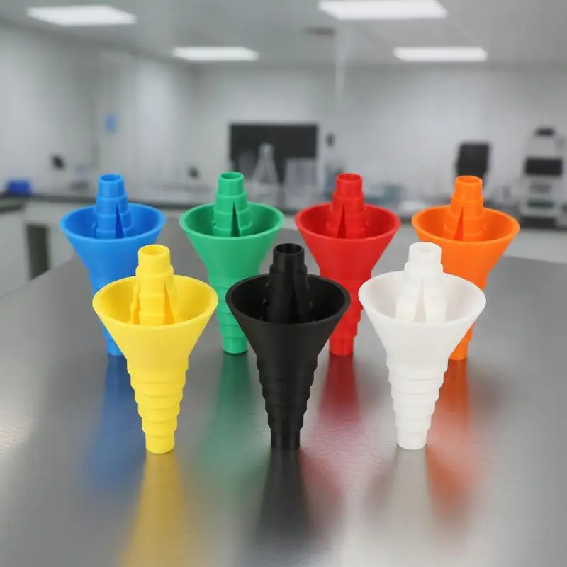 1/2Pcs Liquid Transfer Funnel Heavy Duty Durable Filling Funnel for Garage Car Oil Liquid Bottles Jars Cans