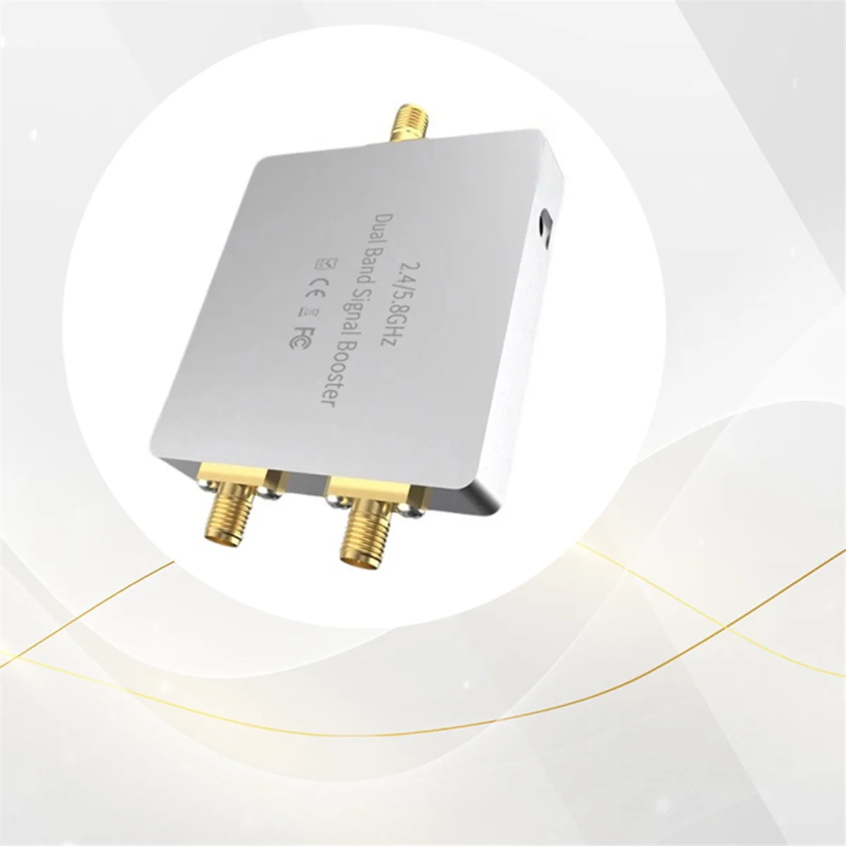 ABJZ 2,4G + 5,8G 4 Вт беспроводной усилитель сигнала от 1 до 2, двухдиапазонный двунаправленный усилитель для расширения сигнала камеры дрона