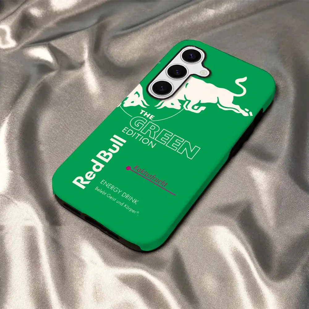 Fashion R-Red B-BullS Phone Case For Samsung S25 S24 S23 S22 S21 Plus Ultra A56 A36 A26 A16 Glossy HD Hard PC Cover - náhled 4