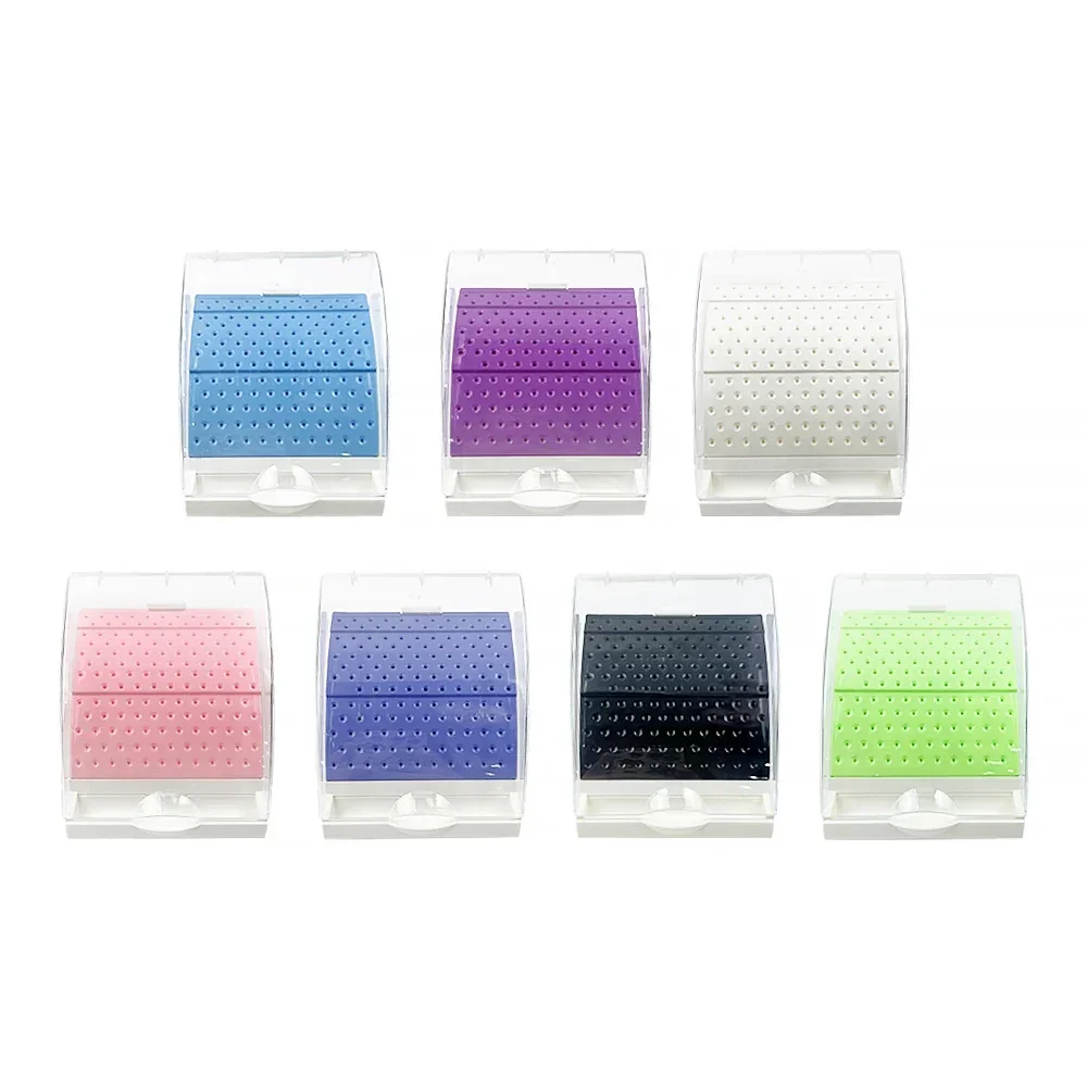 

142 Holes Plastic Dental Burs Box Dentist Tools Drill Case Disinfection Holder Dentistry Instrument Holder Autoclave Sterilizer