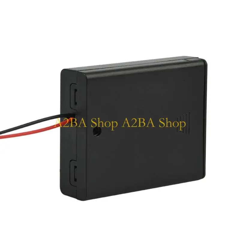 A2BA 4Slot 3A Series Corded Battery Box 6V Output with Switcher Spring Contacts Cover