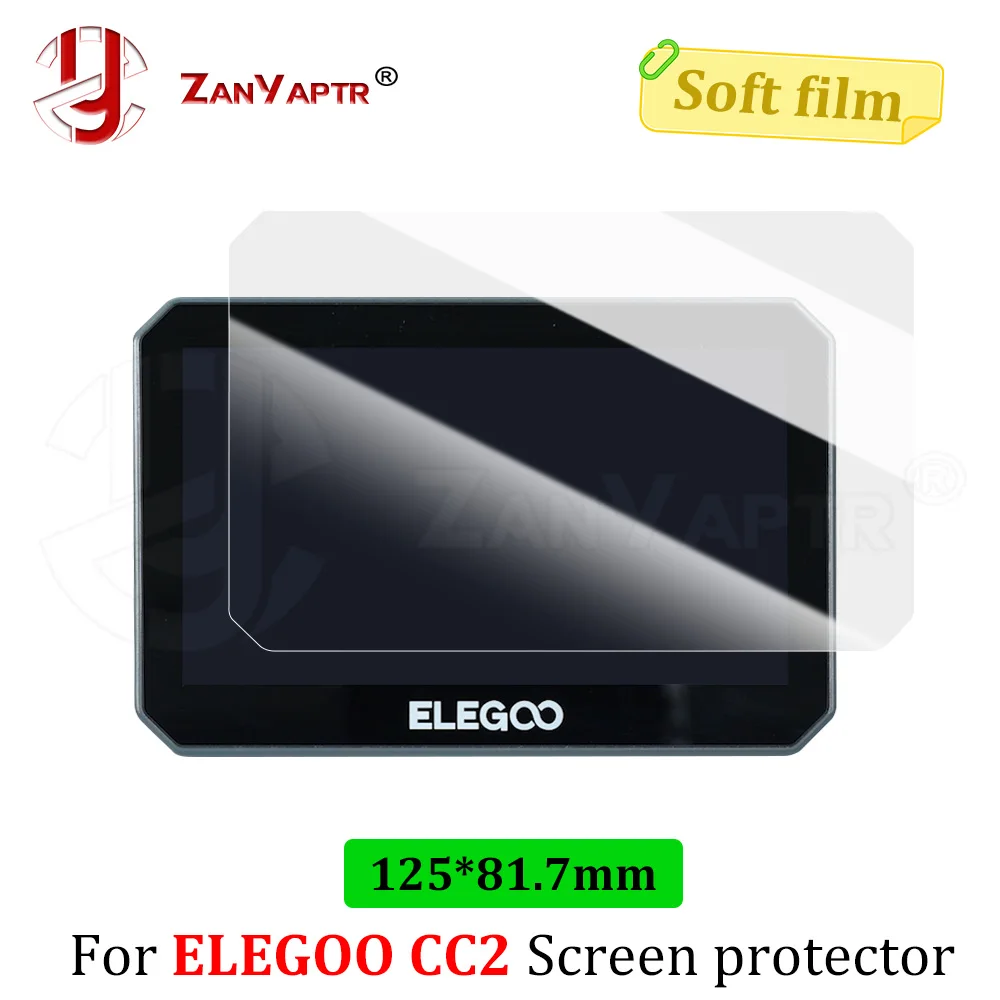 Screen Protector For ELEGOO CC2 3D Printer Screen Protective Film Bubble‑Free Easy Installation Anti‑Scratch Screen Protector