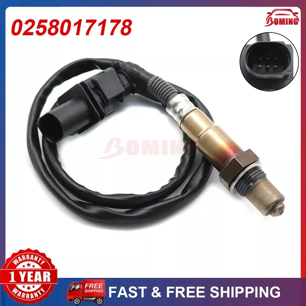 0258017178 Car New Air Fuel Ratio Lambda O2 Oxygen Sensor For Audi A1 A3 A5 Q8 Volkswagen AMAROK BEETLE Golf Passat Touran