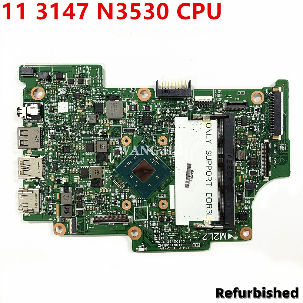 

For DELL Inspiron 11 3147 Laptop Motherboard N3530 CPU DDR3L CN-01YRTP 1YRTP 01YRTP MAIN BOARD 100% Fully Tested