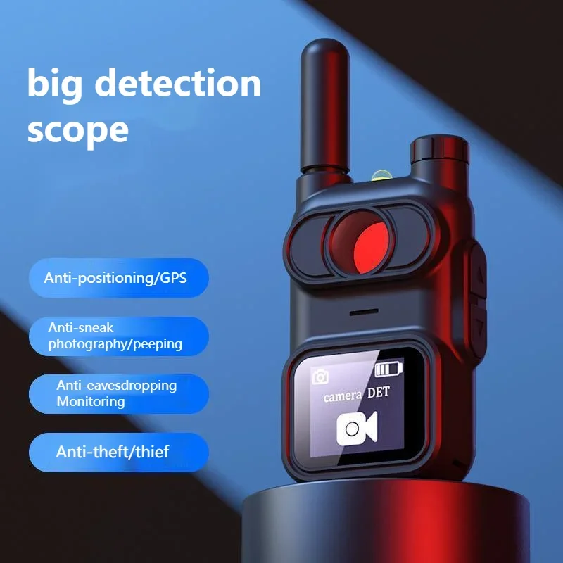 

New Intelligent Display Screen Mini Camera Detector Anti-theft Photography Positioning Hotel Wide Range Spy Gadgets Detector