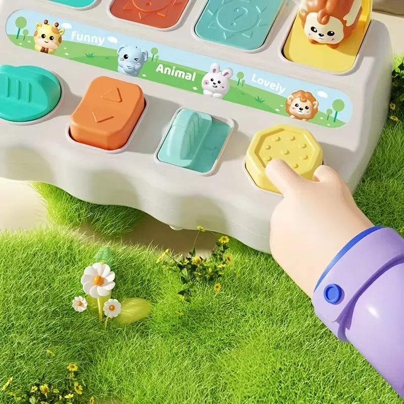 Interactive Animal-Themed Pop-Up Toy Set for Children, Enhances Coordination and Problem Solving, Perfect Gift for Birthdays view 6