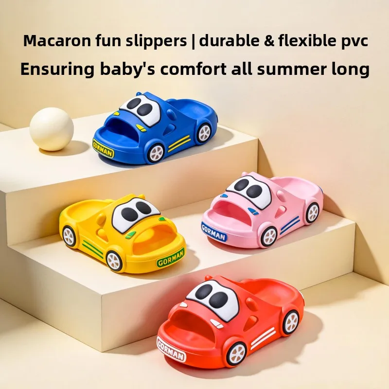 2026 Cartoon Slipper Fashion Girl Shoes Cute Car Anti Slip Kid Slippers Classic Light Boy Shoe Casual Home Sandal - view 3