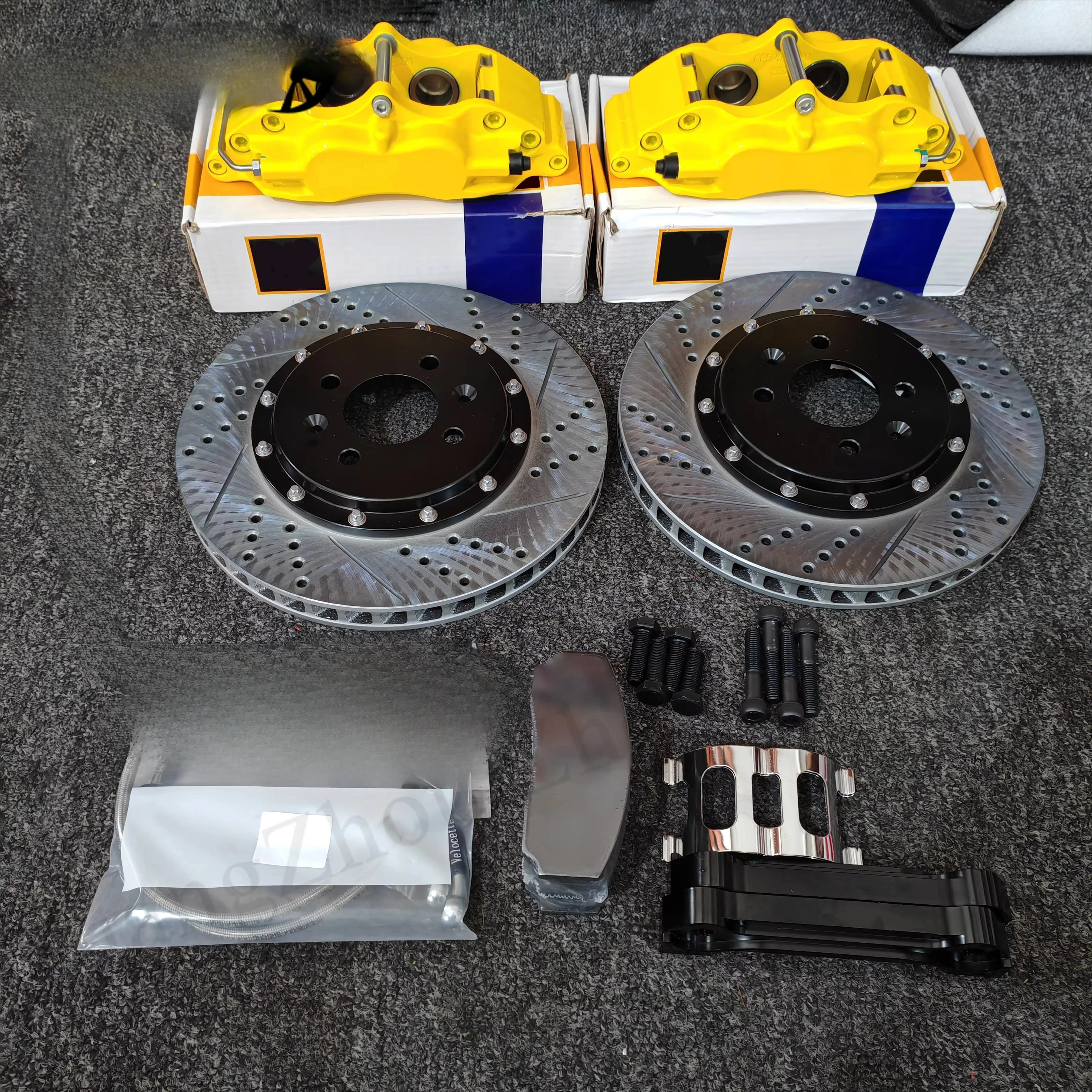 5200 automatic brake disc with caliper upgrade for G63 front wheel carbon fiber rotor for