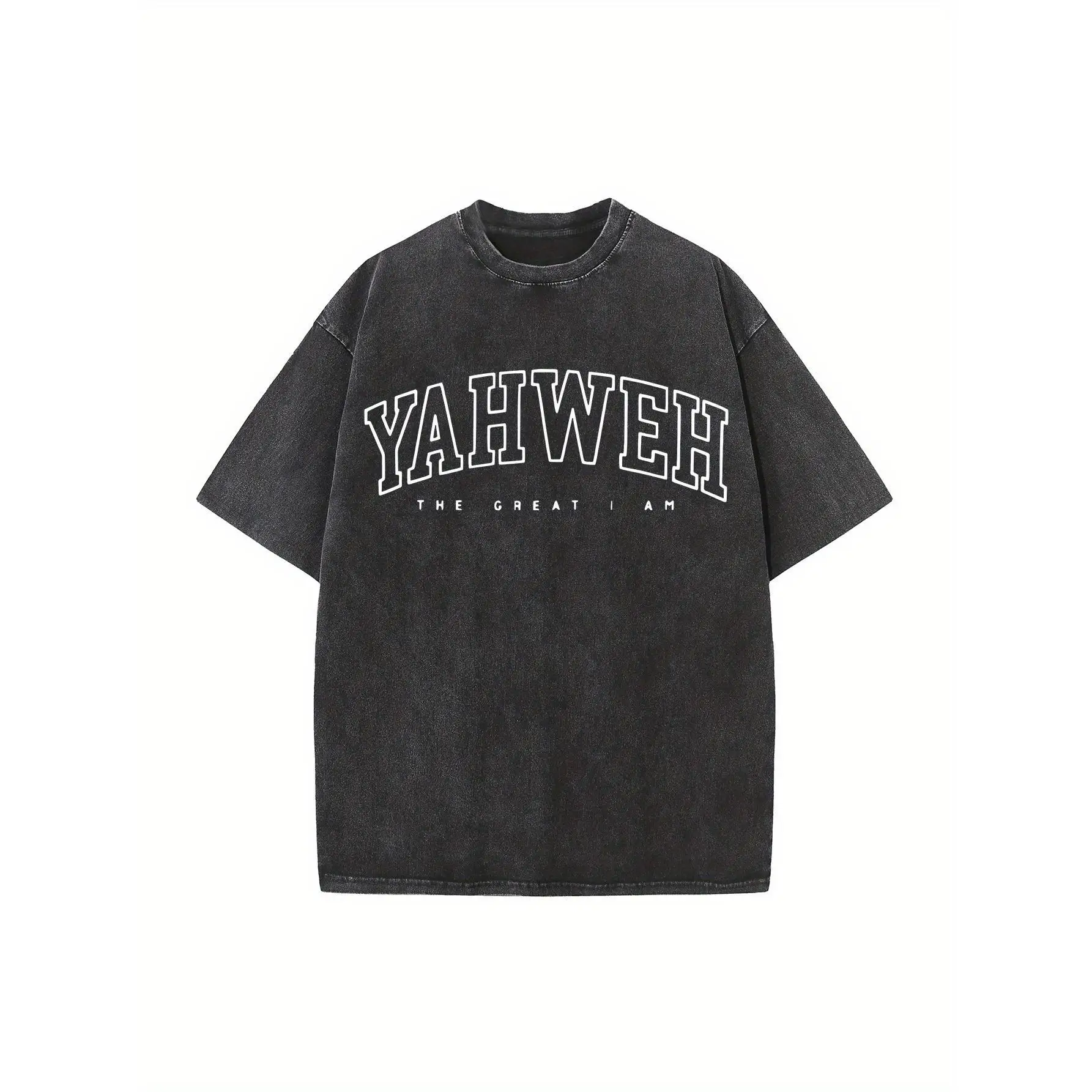 

"Yahweh The Great I Am T-Shirt Women's Men's Christian Faith Graphic Tee Vintage Religious Worship Top God Provider Gift"