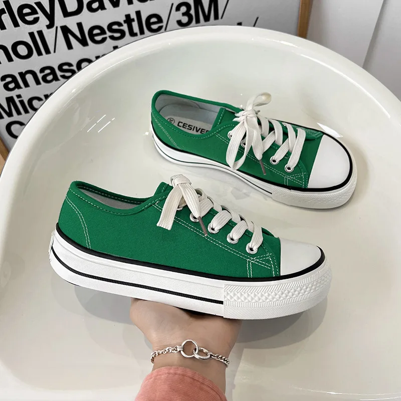 Women Canvas Shoes Women Fashion Summer Casual Sneakers Student Casual Shoes High Top Woman Vulcanize Shoes