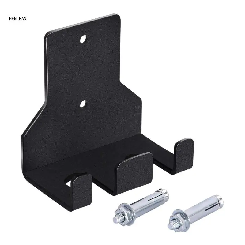 

Heavy Duty Double Vertical Barbell Holder Weight Bar Holder Wall Mounted Barbell Storage Rack Homes Gym Accessories M89D