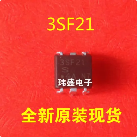 10 pcs PC3SF21 3SF21 DIP  PC3SF21YTZBF 600V Zero Cross Photocoupler