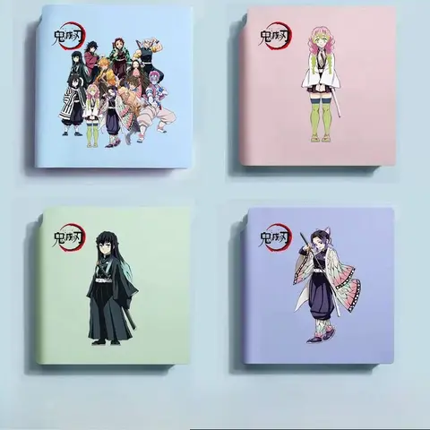New Demon Slayer Creative Nezuko Tanjiro Notebook Anime Blank Inner Pages Pocket Notebook Kawaii Cover Student Notepad Wholesale