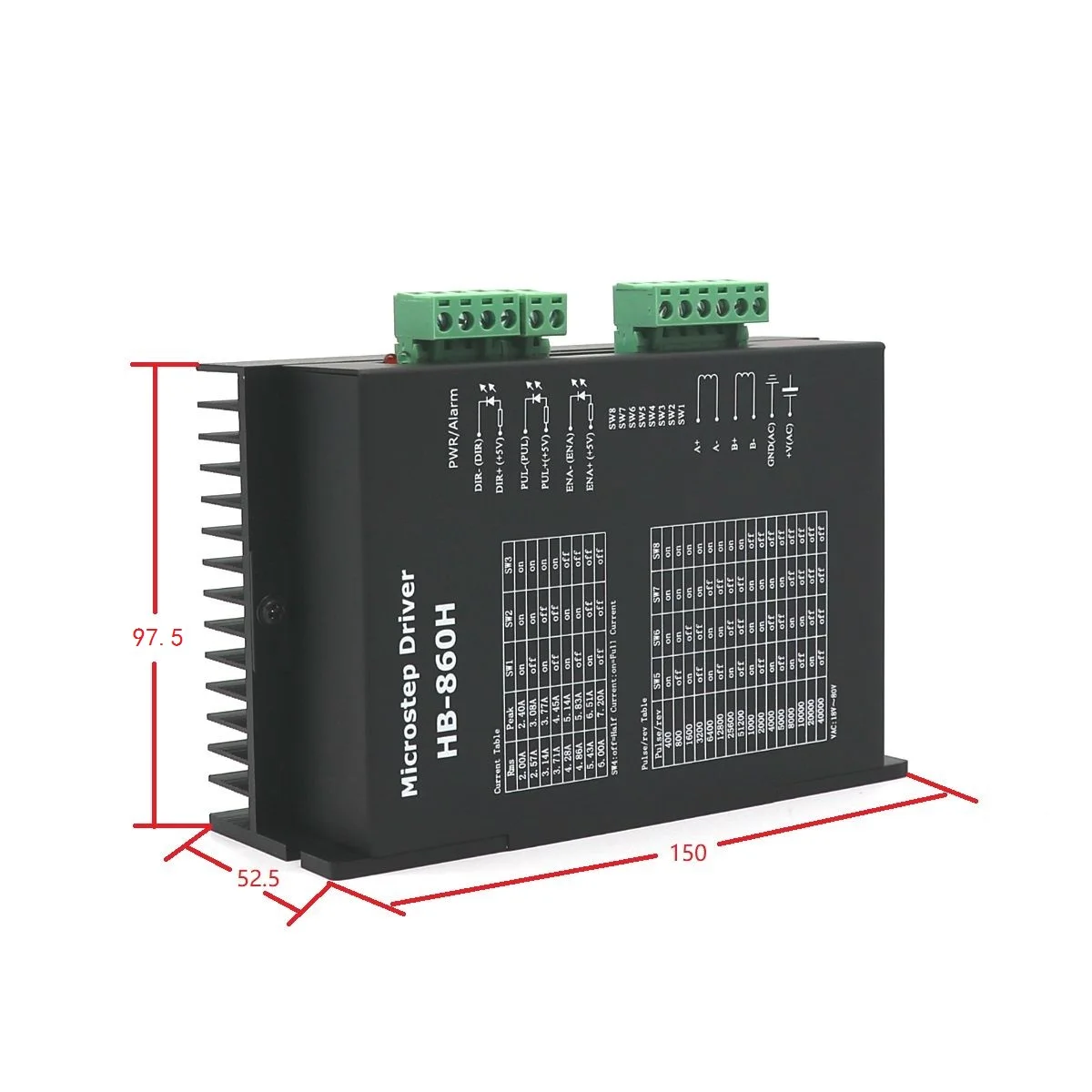 

86 stepper motor set 12Nm driver DMA860H motor 86bygh250d hot sale stepco brake 150