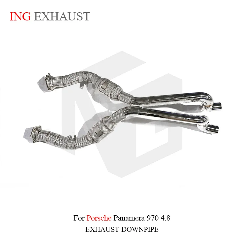 

ING Performance Exhaust Catalytic Downpipe for Porsche panamera 970.1 Turbo 4.8L 10 up Pipe ss304 Tube Header Converter System