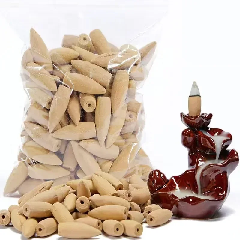 38Pcs Backflow Incense Cones Flavor Natural Cone Incense Floral Lavender Sandalwood Aromatherapy Home Fragrance aromatherapy