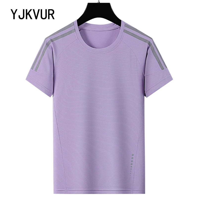 YJKVUR Oversize T-shirts Women 2024 Summer Comfortable Breathable Short Sleeve Tops Quick Dry Outdoor Sports Gym Running Shirts