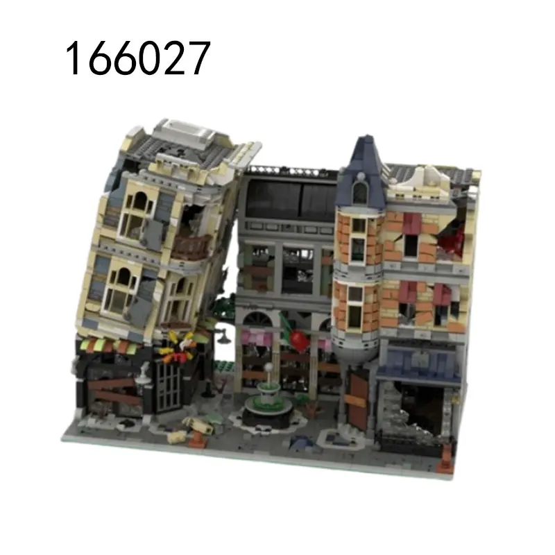 MOC-107637 وحدات بار 130576 قلعة تجميع الجسيمات الصغيرة بنة مشهد الشارع لعبة مجسمة معمارية هدية مجموعة (في St #6