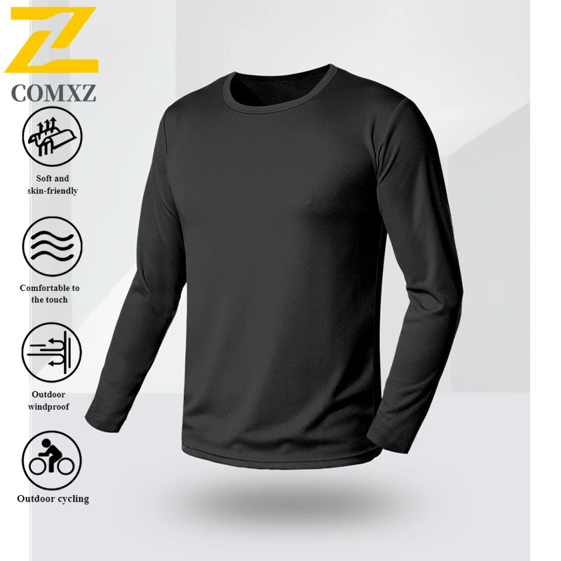 قميص رجالي سريع الجفاف للاستخدام الخارجي يسمح بمرور الهواء وممتص للرطوبة لصيد الأسماك للمشي لمسافات طويلة والتخييم متعدد الألوان للرياضات الصيفية وأكمام طويلة #1