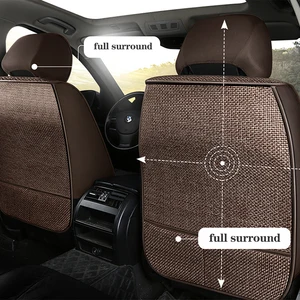 Universal Linho Car Seat Cover for Toyota, Interior Protector Pads, Self Accessories, Rav4, Corolla, Hilux, Yaris, Auris, Prius, Camry 12 Main Sales Hilux Bank Cover - №11