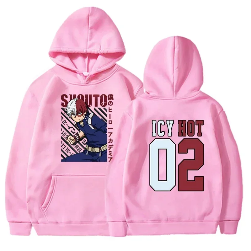 Neue Todoroki Shoto Drucken Anime Hoodie Mode Frauen Männer Casual Tops Herbst Und Winter Sweatshirts Langarm Harajuku Pullover – Detail 6