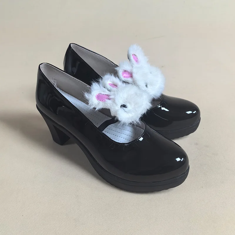 Yu Cosplay Store  Rabbit Girl Cosplay Boots Anime Performance Halloween Carnival Props Party Custom Shoes