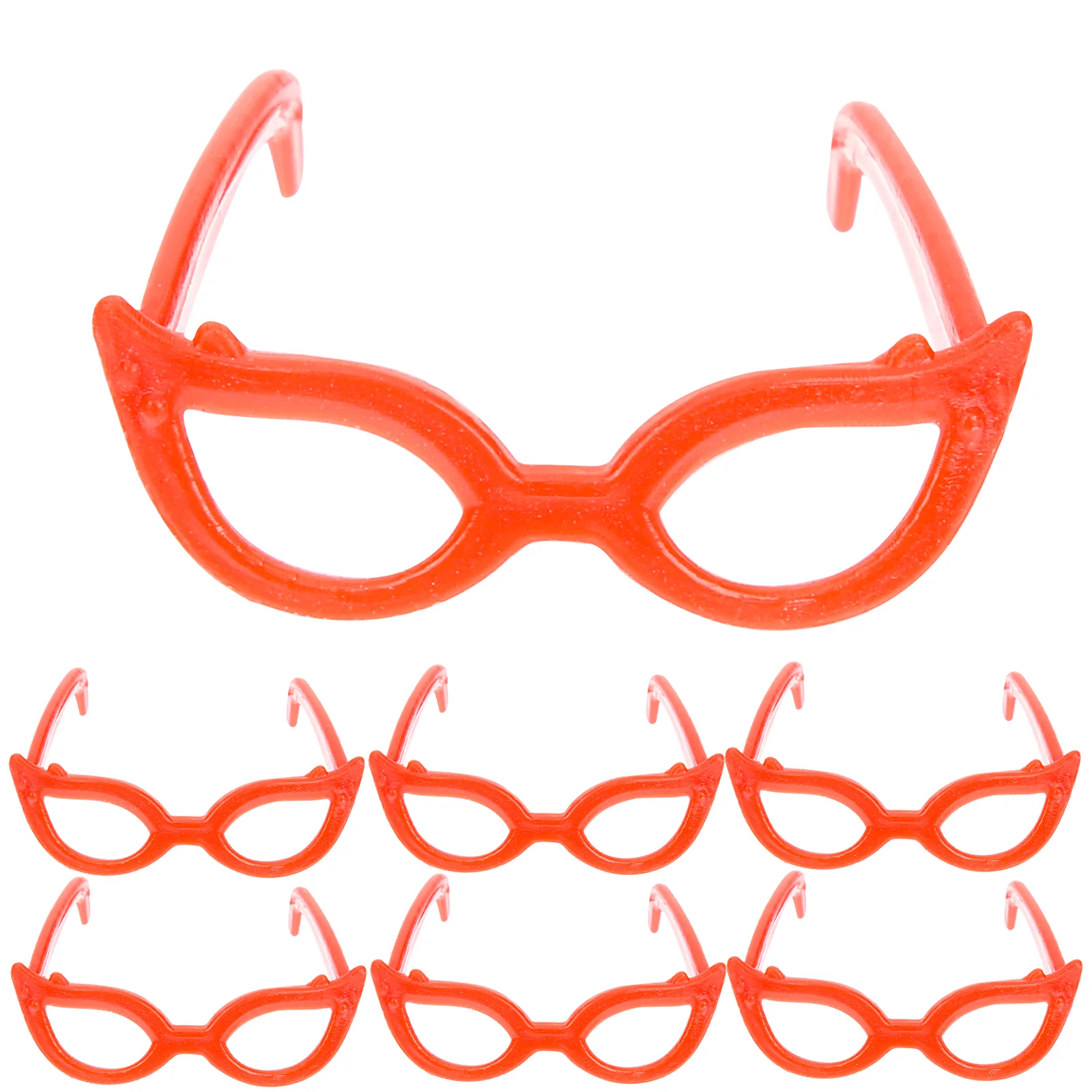 100 Pcs Glasses Mini for Crafts Miniatures Toy Eye 1/6 Scale Eyeglasses Sunglasses Gnomes Dog Small Dogs Decorate Dolls