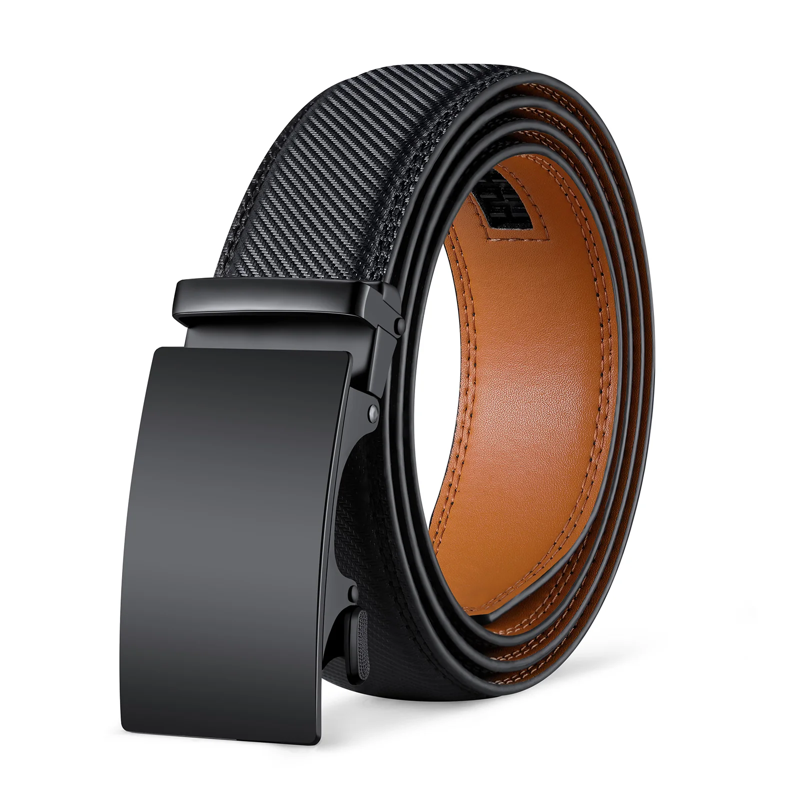 

Leather belt for men automatic ratchet cowboy belt of men high-end luxury designer brand fashion jeans of male strap