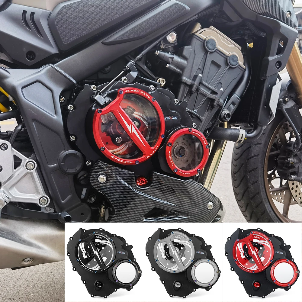 CB650R CBR650R Clear Clutch Cover Pressure Plate Spring Retainer R For Honda CBR650R CB650R CBR CB 650R 2019 2020 2021 2022 2023