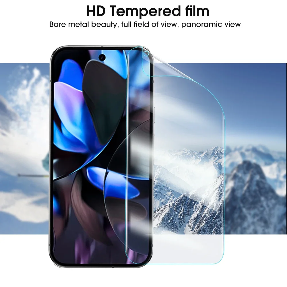 For Google Pixel 9 Pro XL Screen Protector Anti-Fingerprint Soft TPU Protective Hydrogel Films For Google Pixel9/9Pro