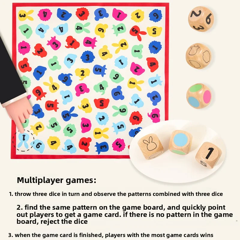 Развлечения математики для раннего детства, интерактивные настольные игры, игрушки, тренировка реакции, игры для родителей и детей