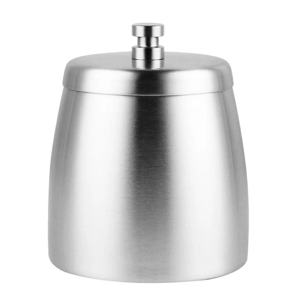 

Stainless Steel Ashtray Lid Beautiful Fashionable Easy to Clean Suitable for Home Hotel Restaurant Ash Tray Portable