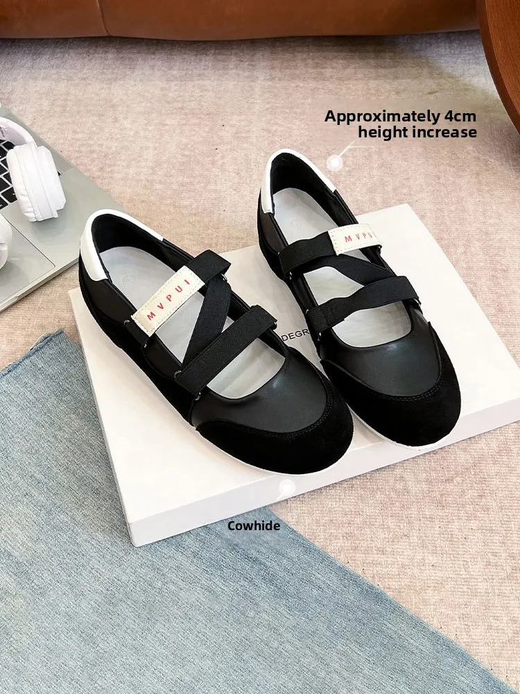 korean-sle-mary-jane-ballet-flats-women's-oes-comfortable-cross-bule-casual-oes-inner-heightening-4cm-spor-split-color