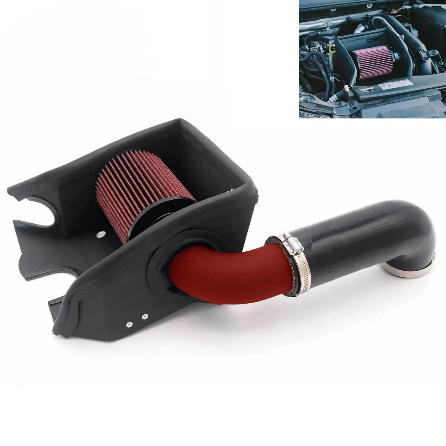 New Performance Aluminum Air Intake Pipe Fitment Includes for VW Golf Mk7 TSI TFSI EA211