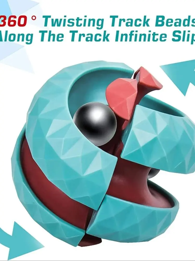 Stress relievingtoys for children,autistic track ball cube anti stress sensory,fingertip gyroscope,intellectualdevelopment,gifts