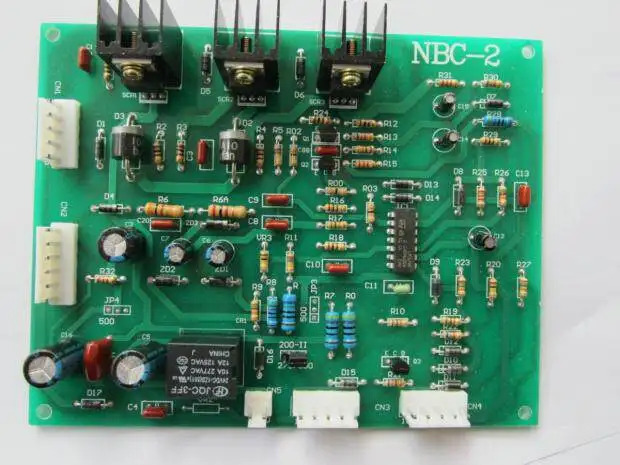 Image 7: Carte de commande principale pour machine à souder CO2 à gaz protégé avec interrupteur à commande par circuit imprimé de type NBC-2, pièces de robot DIY pour soudage au gaz CO2