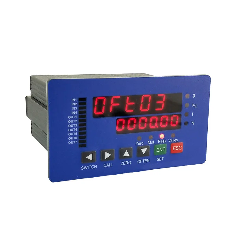 

high-precision truck platform scale weighing indicator Force measuring load cell standard meter instrument led digital display