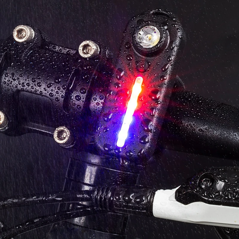 Permanenty LED Red Blue Shoulder Police Light With Clip USB Charging Flashing Warning Safety Flashlight Torch Bike Warn Light