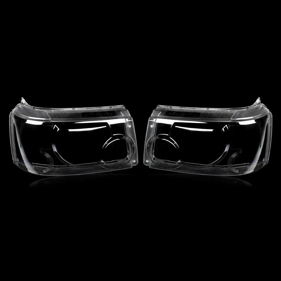 لاند روفر رينج روفر سبورت L320 2005-2009 عاكس الضوء غطاء مصباح المصباح قذيفة شفافة كشافات غطاء عدسة #2