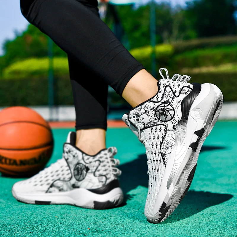 BKQU sepatu Basket pria, sneaker olahraga ukuran besar 48 49 Tenis maskulin 2024