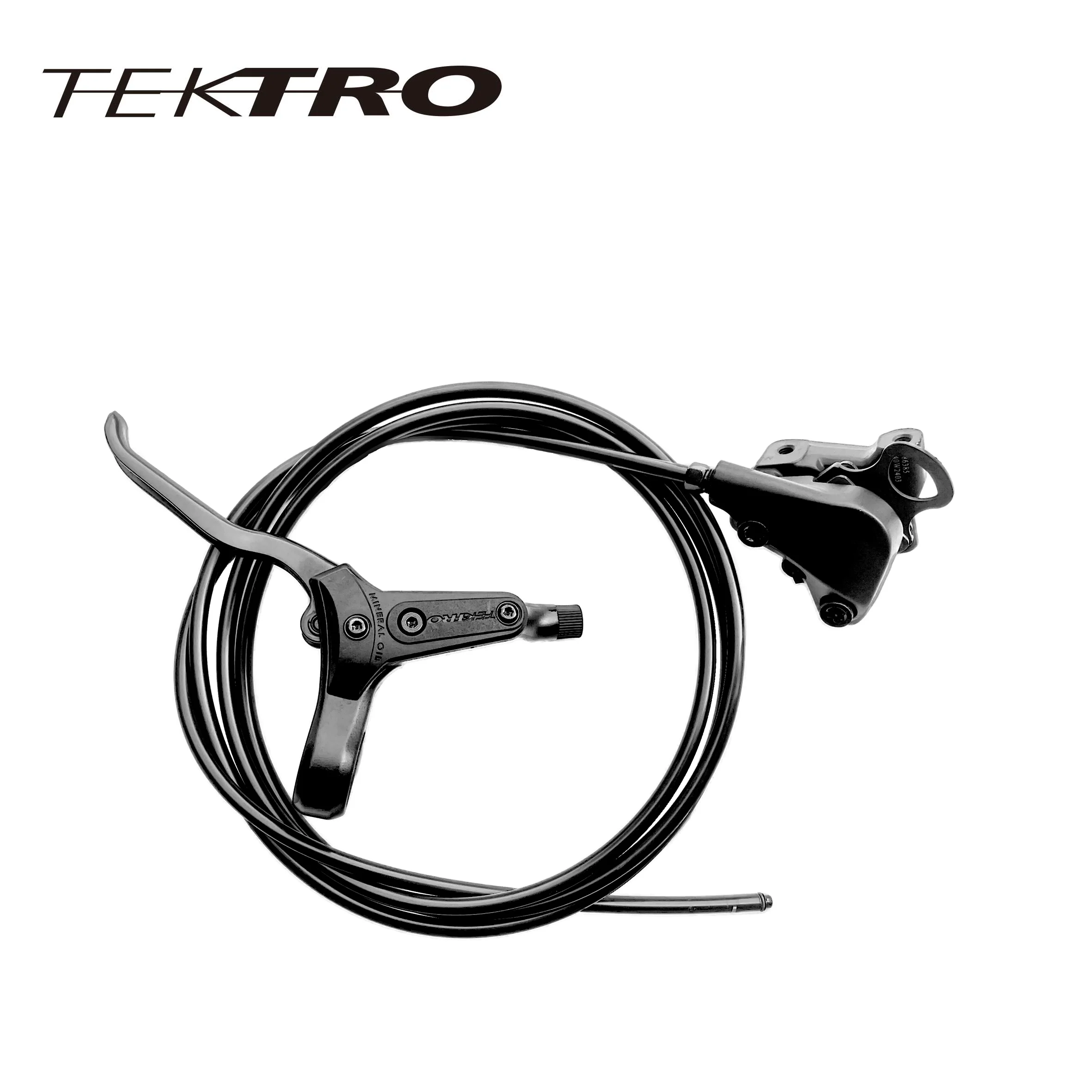 Tektro HD-R280 Highway Vehicle Hydraulic Disc Brake Bicycle Flat Plate Installation Hydraulic Brake Dual Piston oil Brake