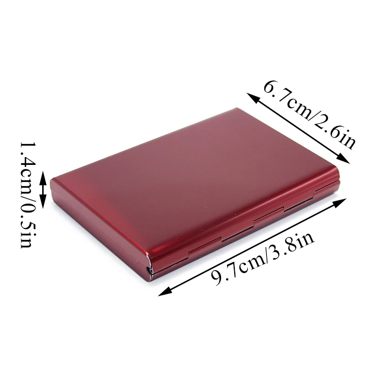 6 Card Slots Slim Pockets Business Card Holder Anti-theft Credit Card Holder Card Case For Business Cardholder Women For Cards