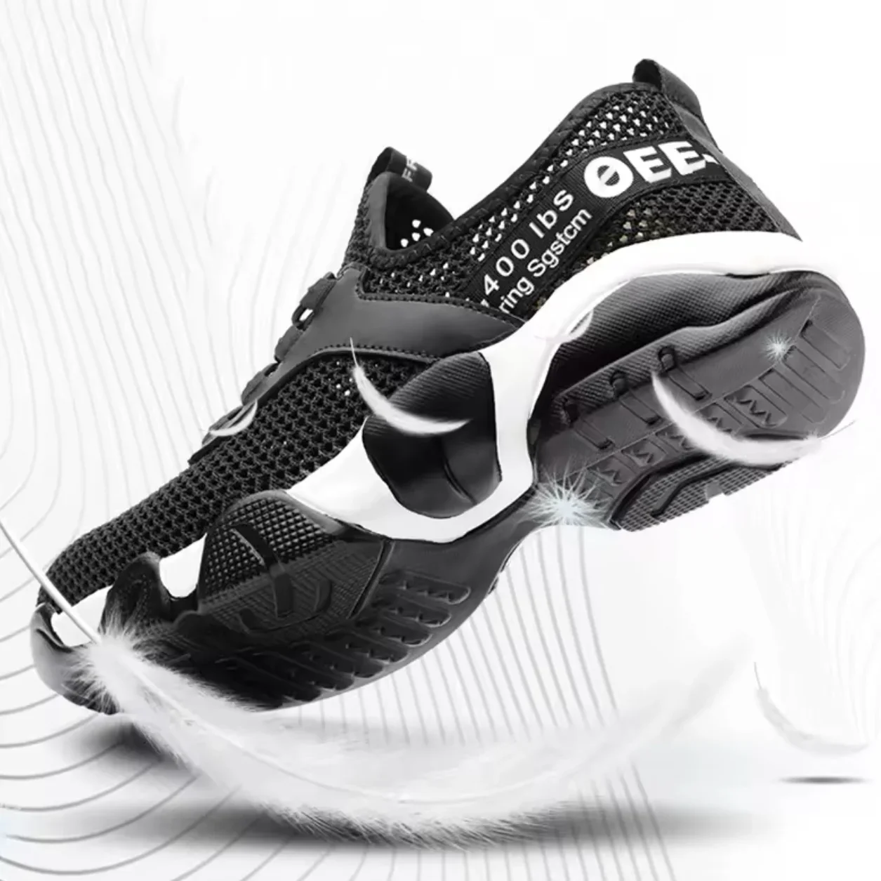 Men Safety Shoes Work Sneakers Construction Steel Toe Work Shoes Safety Boots Men Shoes Anti-puncture Working Summer kevlar