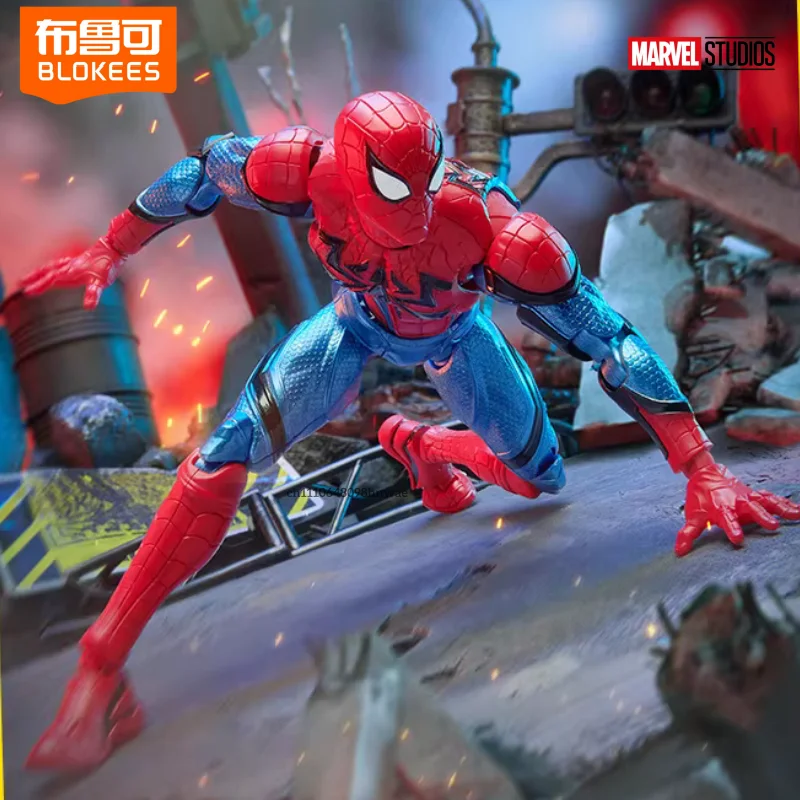 

Конструктор Blokees Marvel Champion Class: Сборная модель Человека-паука, фигурка Венома, украшение Железный человек, игрушка, подарок для детей