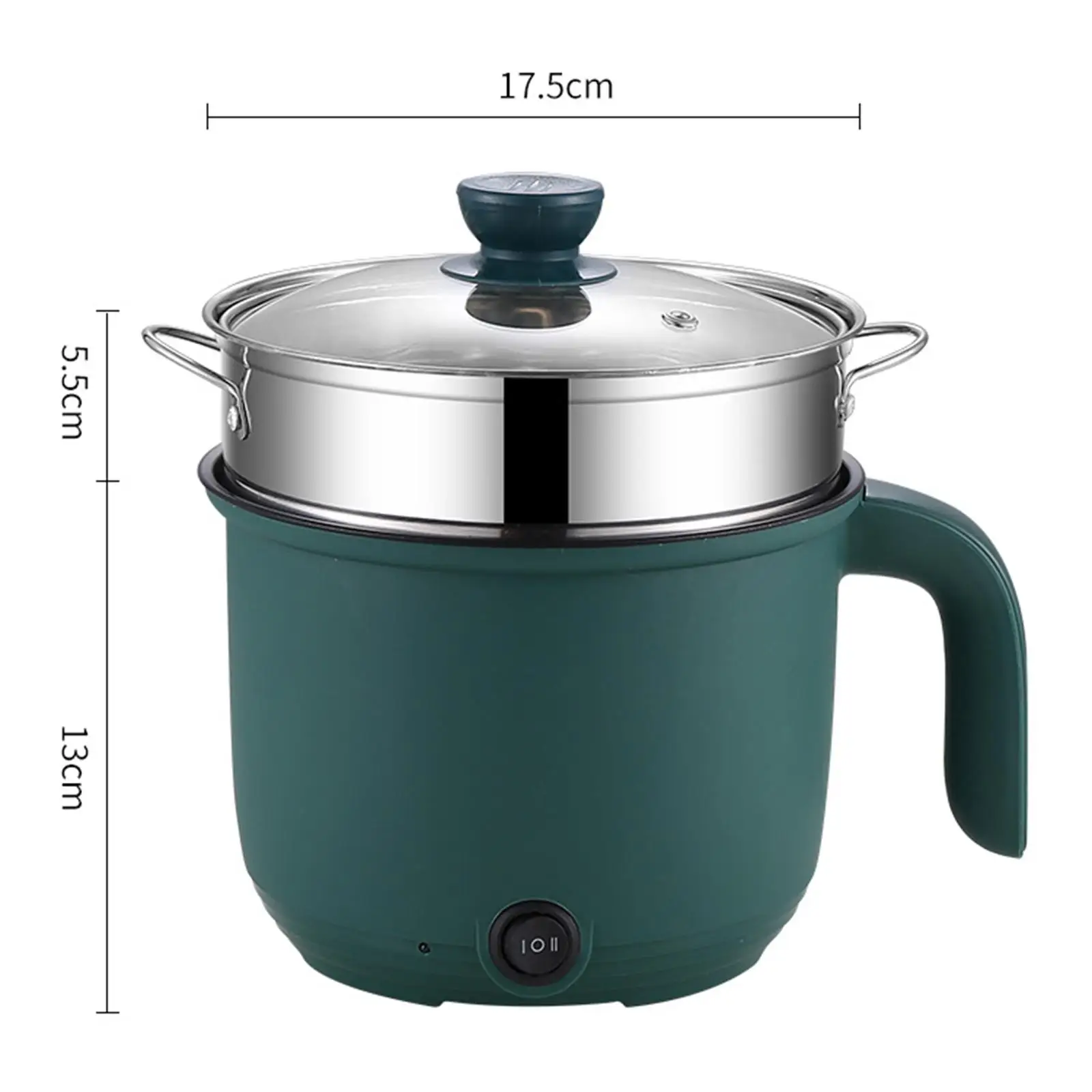 Mini pentola calda antiaderente per tagliatelle fornello padella elettrica per uova che cucinano Pasta