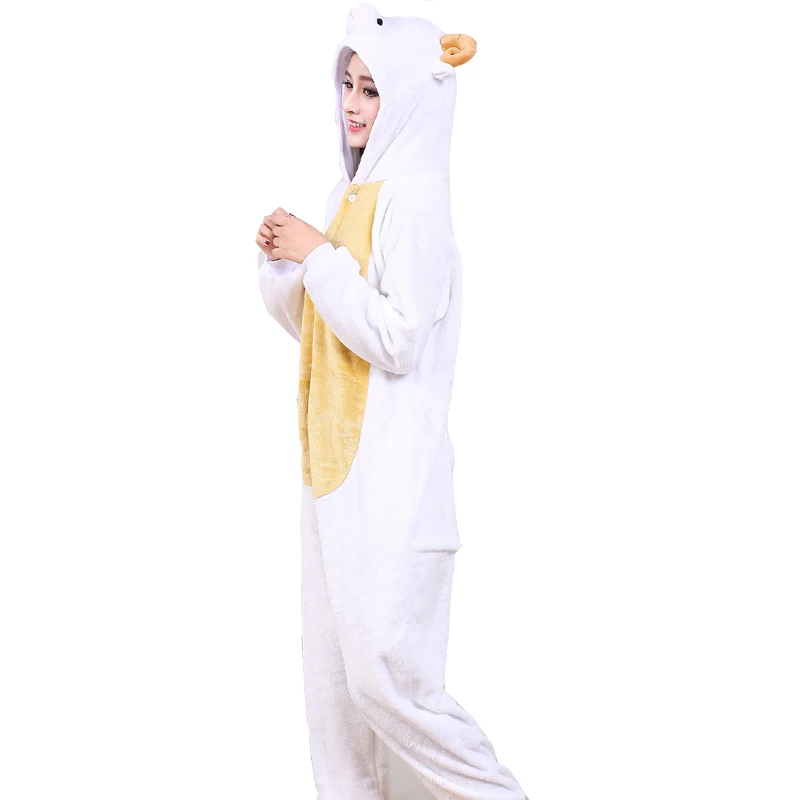 Lovely Sheep Kigurumi Pajamas Anime Onesies For Adults One-Piece Pyjamas Women Men Halloween Costume Full Overalls Bodysuits