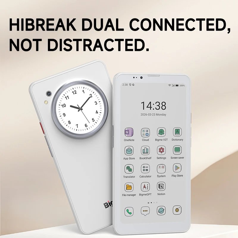 【¥69,659】Bigme HiBreak Dual 5G 6.13インチ カラー e-Ink 電子書籍リーダー-アリエク特価アラート